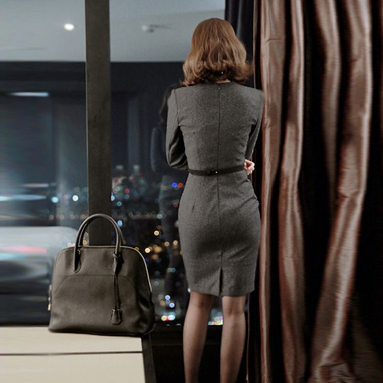 Long sleeve business suit spring and autumn dress