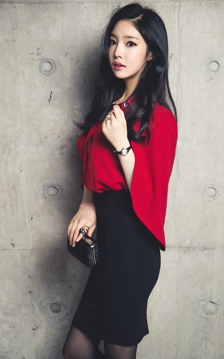 Slim package hip skirt spring and summer light shirt 2pcs set