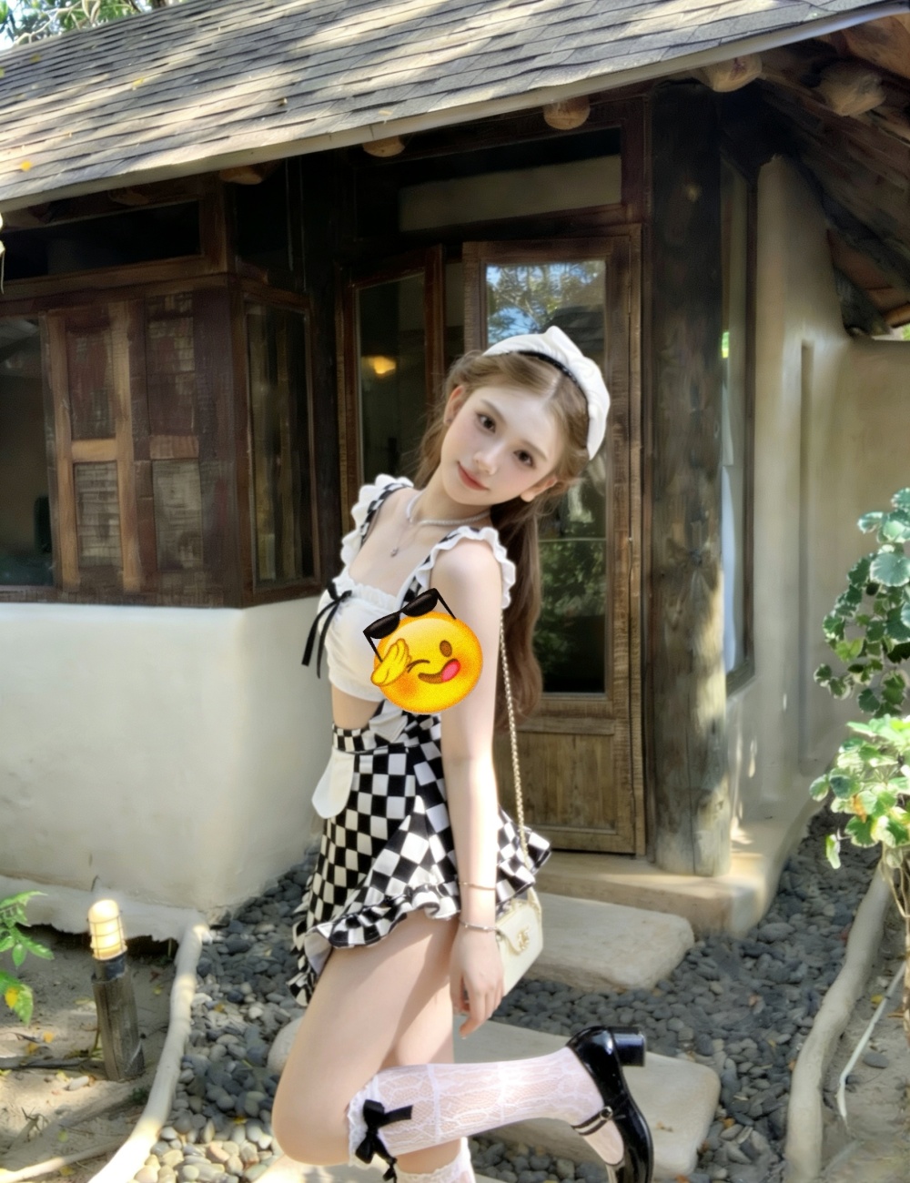 Spicegirl T-back sexy dress 2pcs set for women