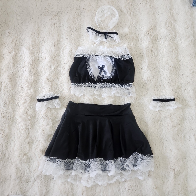 Lace big skirt sexy skirt pieces of set for women