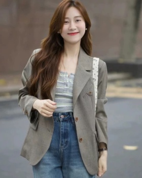 Spring and autumn coat retro business suit for women