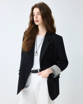 City Casual tops gray spring and autumn coat for women