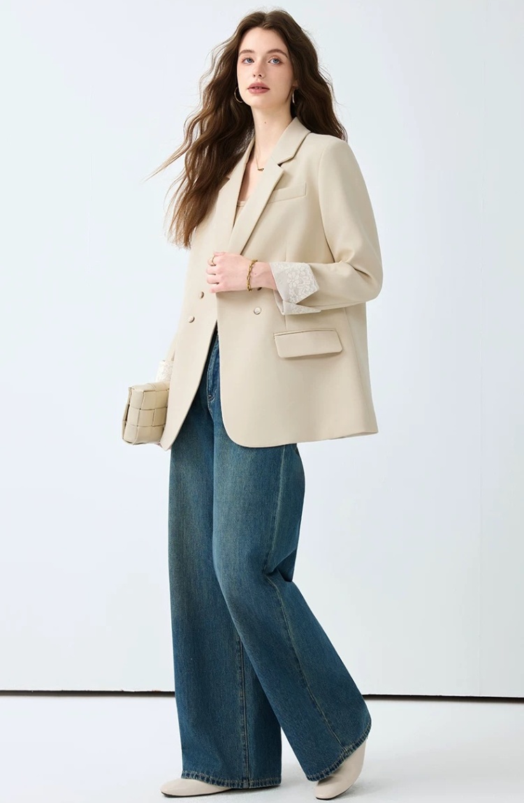 City Casual tops gray spring and autumn coat for women