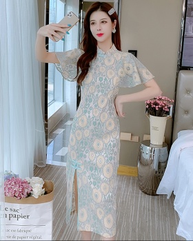 Lace France style dress retro fashion cheongsam