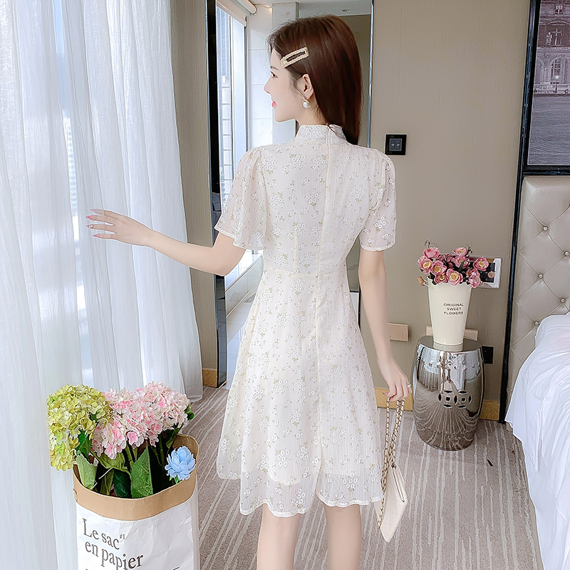 Summer Chinese style dress maiden cheongsam