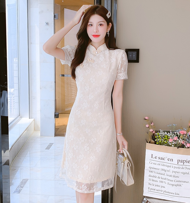 Chinese style temperament dress maiden fashion cheongsam