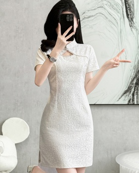 France style light summer cheongsam retro Chinese style dress