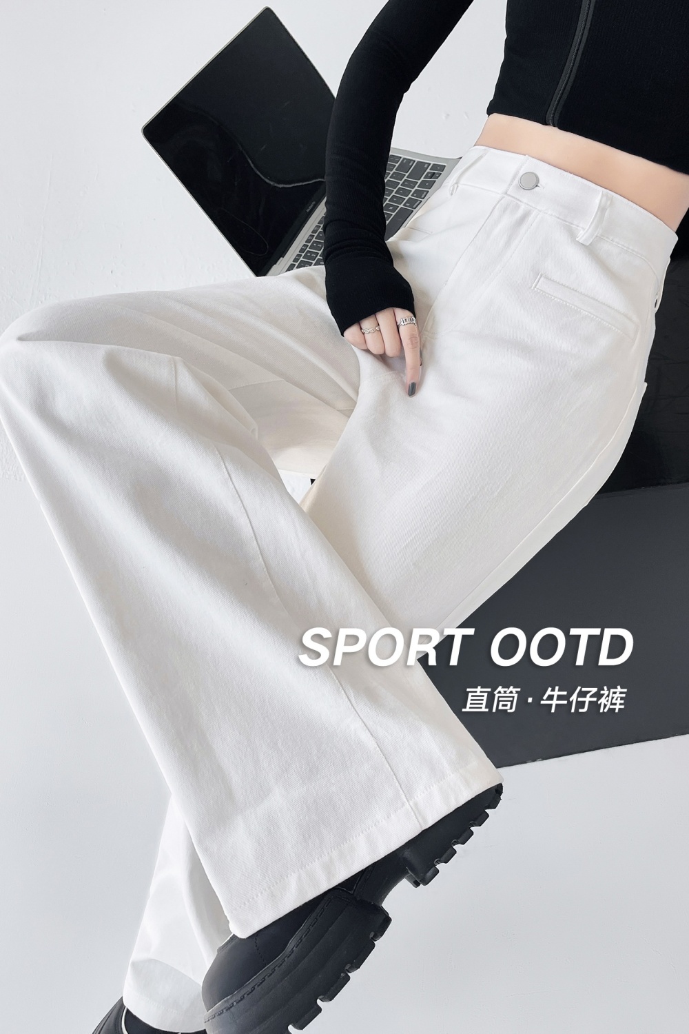 Loose drape wide leg pants Casual pants for women