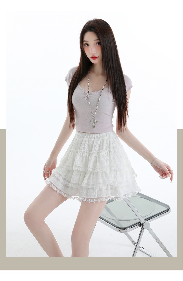 Summer skirt lace short skirt for women
