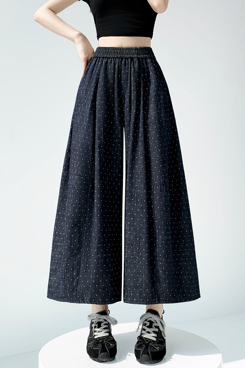 Summer casual pants wide leg pants for women