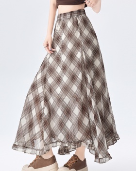 Temperament slim summer A-line skirt for women