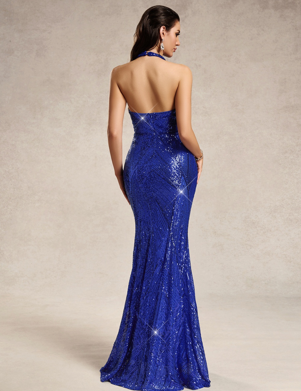 Sleeveless evening dress long dress for women