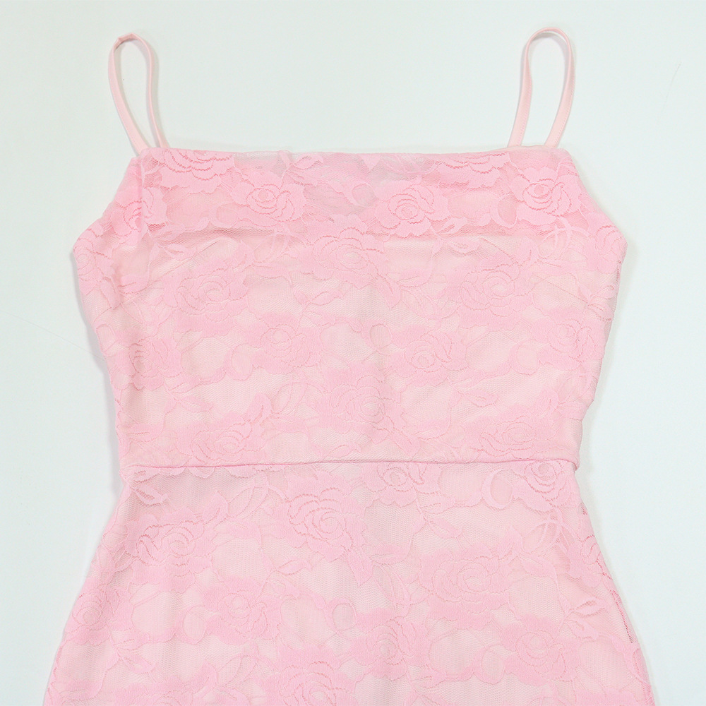 European style sexy dress split long dress for women