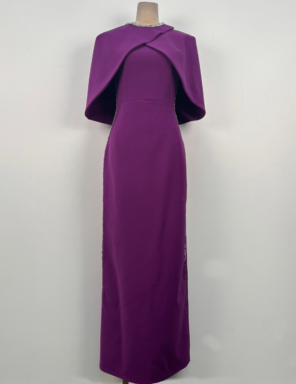 Beading slim niche long dress temperament elegant dress