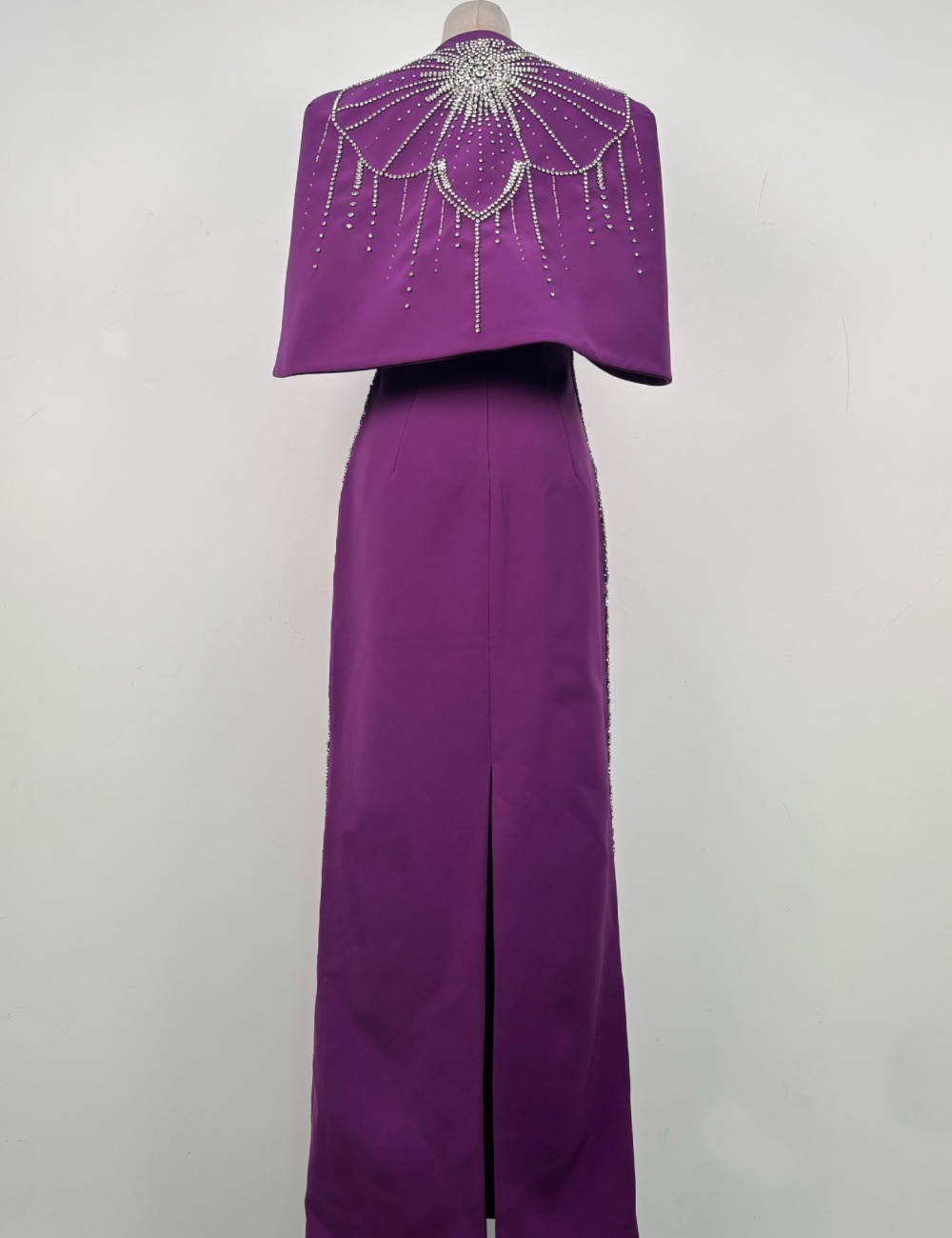 Beading slim niche long dress temperament elegant dress