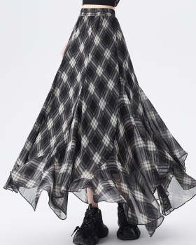 Big skirt temperament skirt A-line long skirt for women