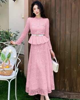 Ladies temperament chanelstyle spring skirt a set