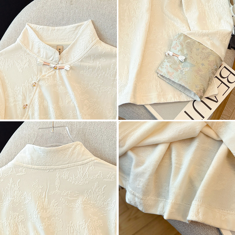 Temperament Chinese style bottoming shirt for women