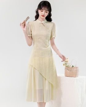 Tender slim dress grace Chinese style long dress for women