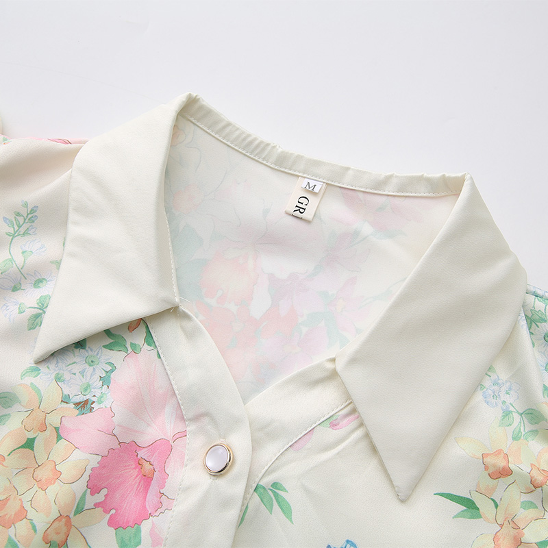 Lotus leaf edges boats sleeve long pattern dress