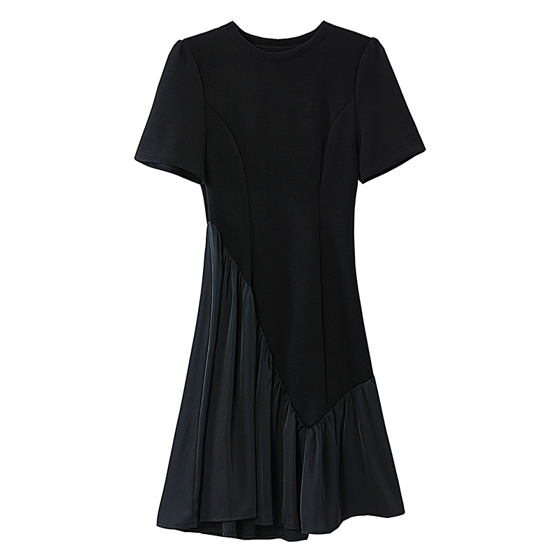 A-line France style slim Hepburn style dress for women