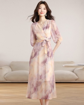 Temperament dress summer long dress for women