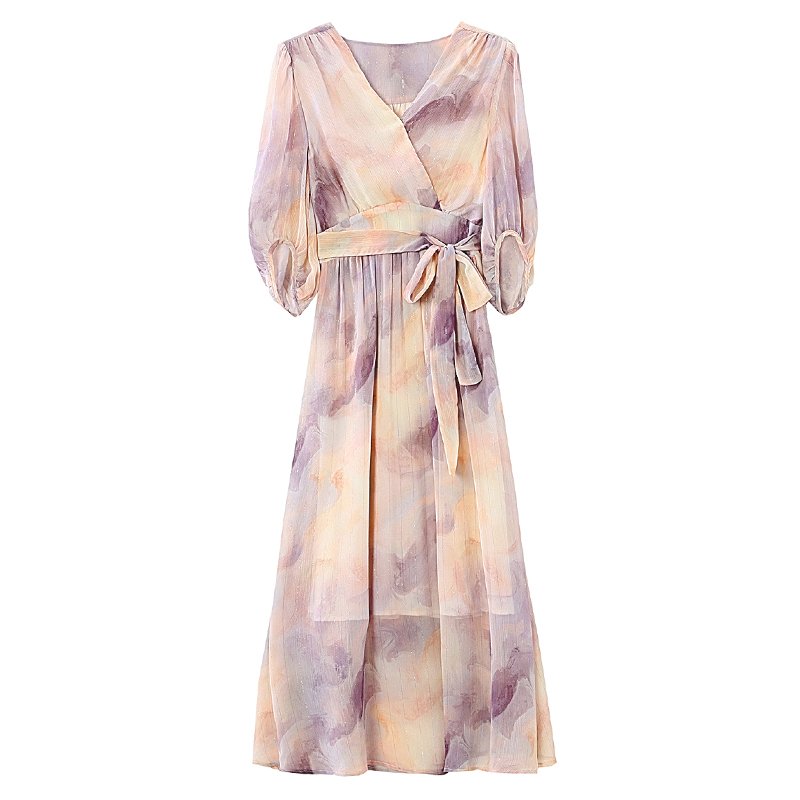 Temperament dress summer long dress for women