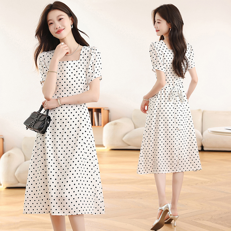 Temperament France style vacation summer dress for women