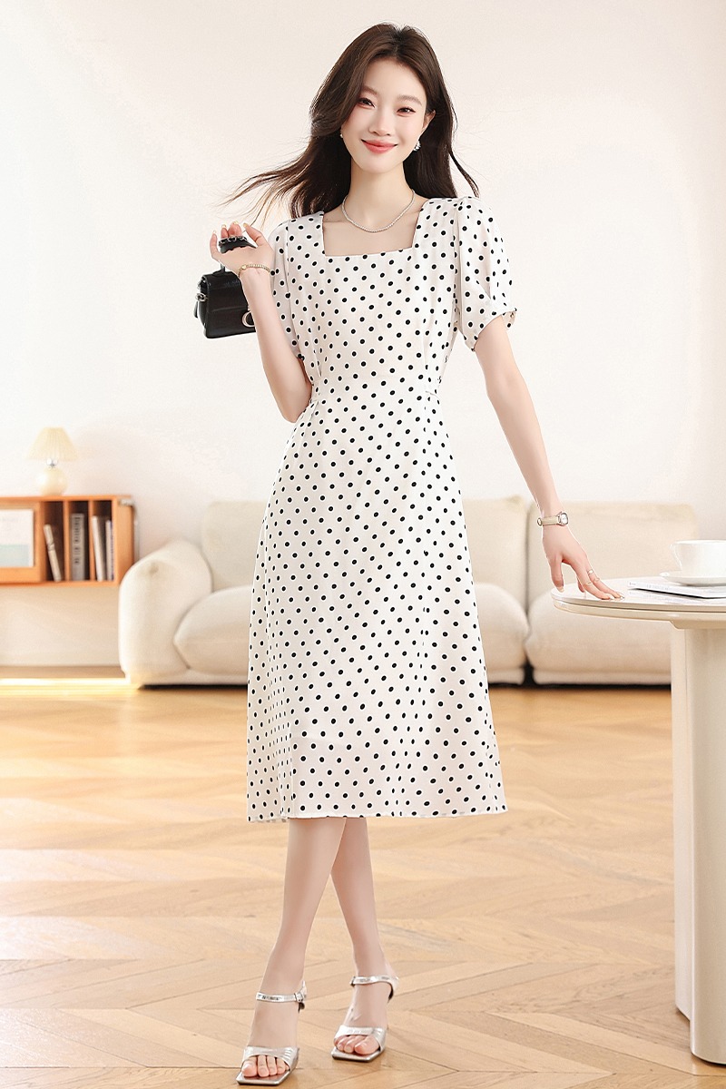 Temperament France style vacation summer dress for women