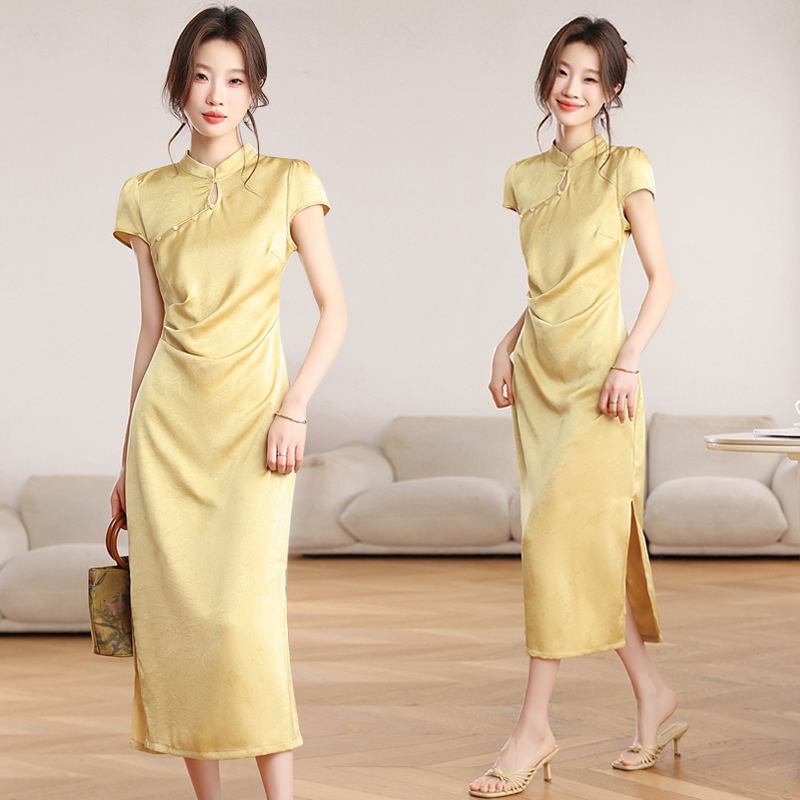 Light dress spring and summer cheongsam for women