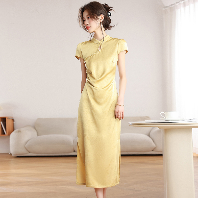 Light dress spring and summer cheongsam for women