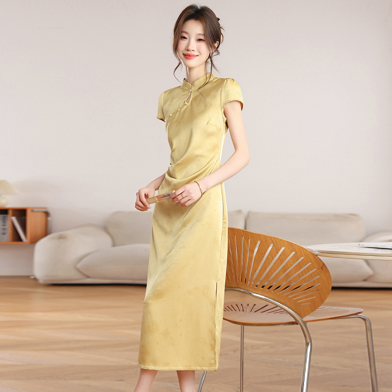 Light dress spring and summer cheongsam for women