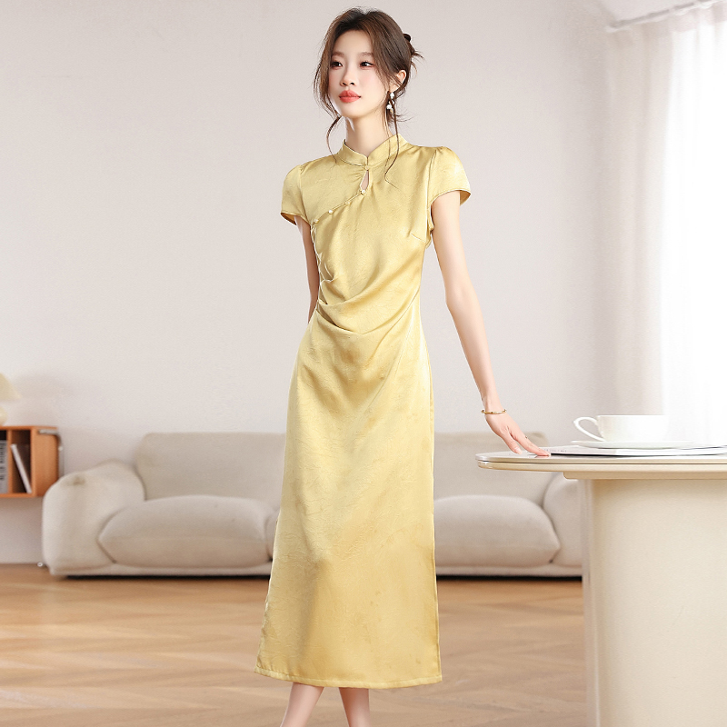 Light dress spring and summer cheongsam for women