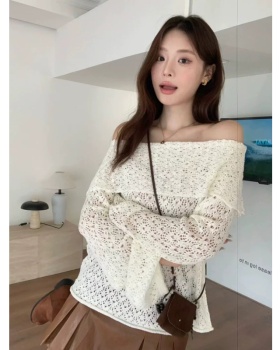 Long sleeve bottoming shirt Korean style tops for women