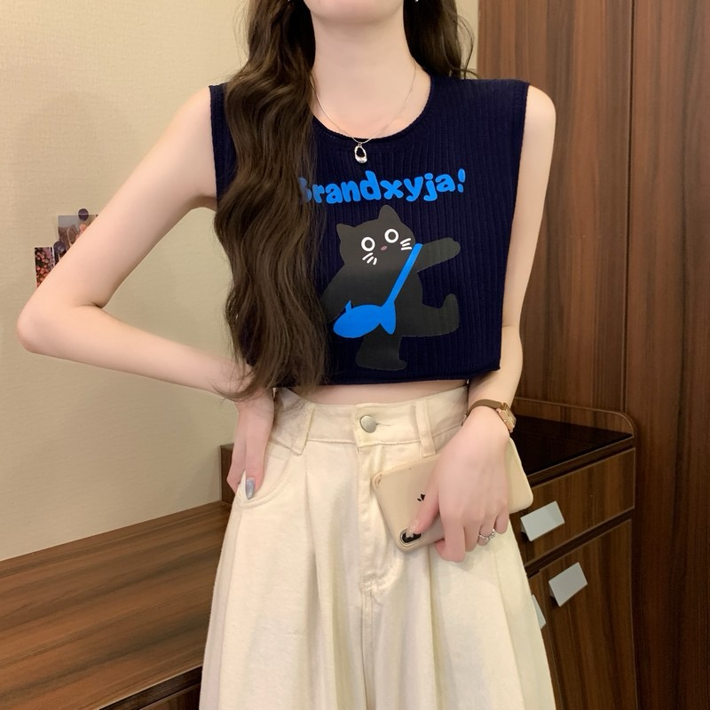 Summer spicegirl small sling wears outside maiden vest