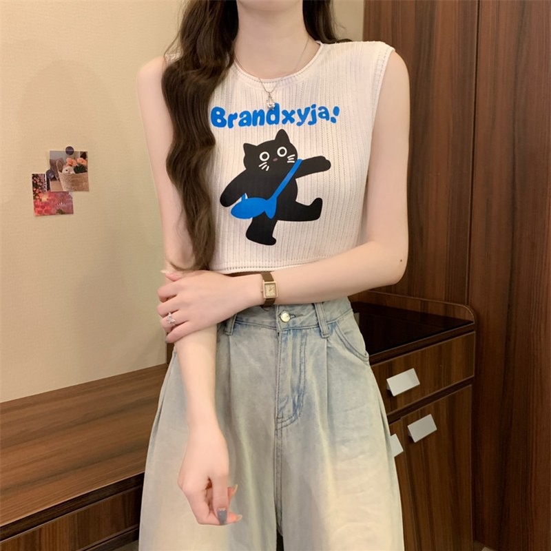 Summer spicegirl small sling wears outside maiden vest