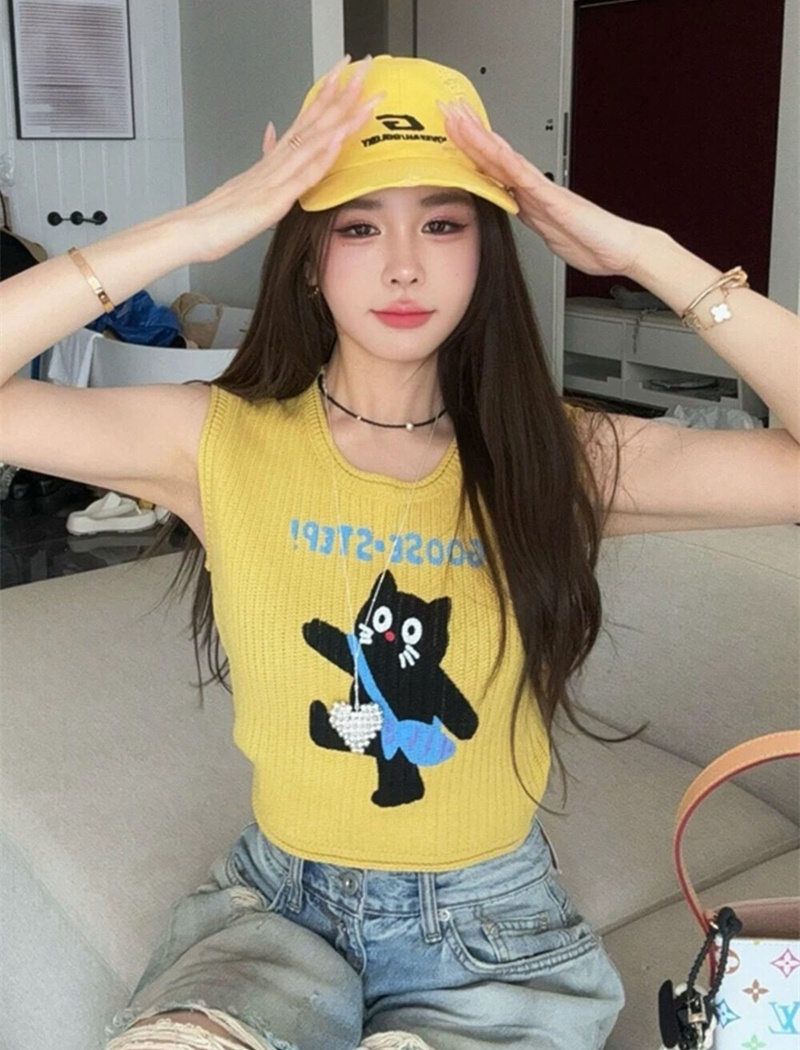 Summer spicegirl small sling wears outside maiden vest