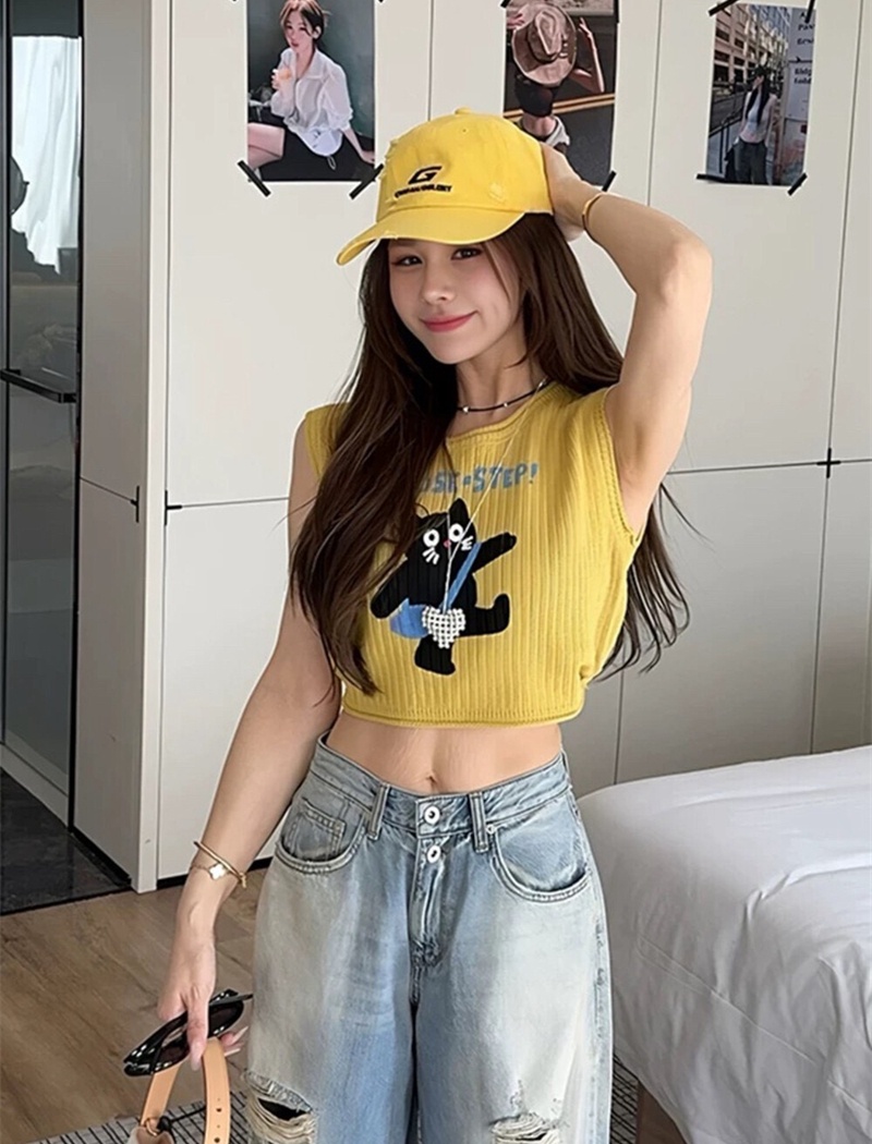 Summer spicegirl small sling wears outside maiden vest