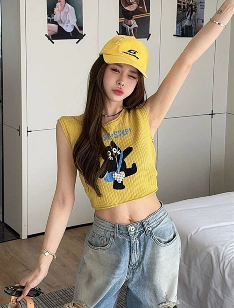 Summer spicegirl small sling wears outside maiden vest