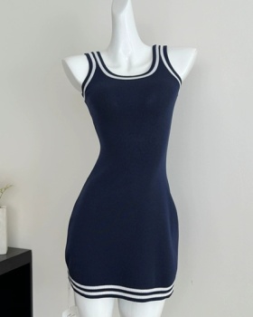 Summer all-match dress sports sleeveless dress for women
