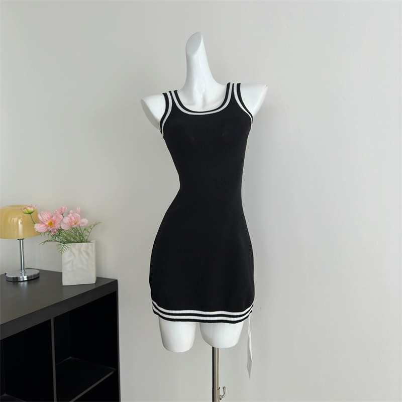 Summer all-match dress sports sleeveless dress for women