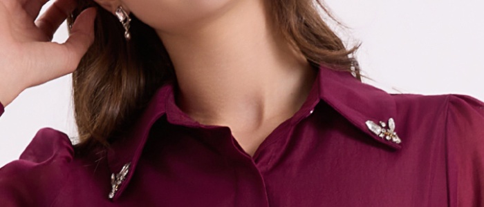 Single-breasted long dress temperament dress