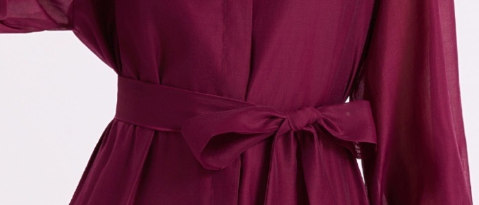 Single-breasted long dress temperament dress