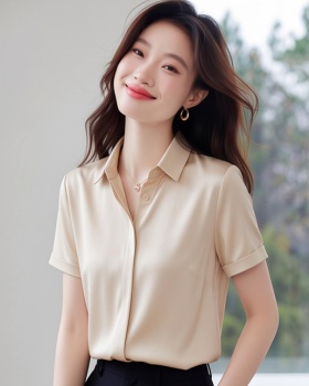 Profession summer shirt short sleeve chiffon tops