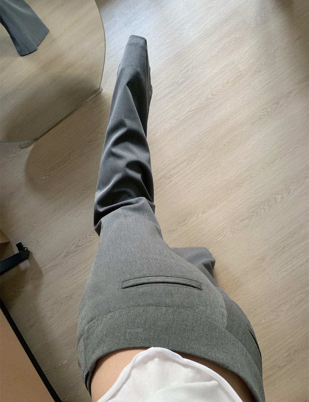 Speaker spring wide leg suit pants loose drape casual pants