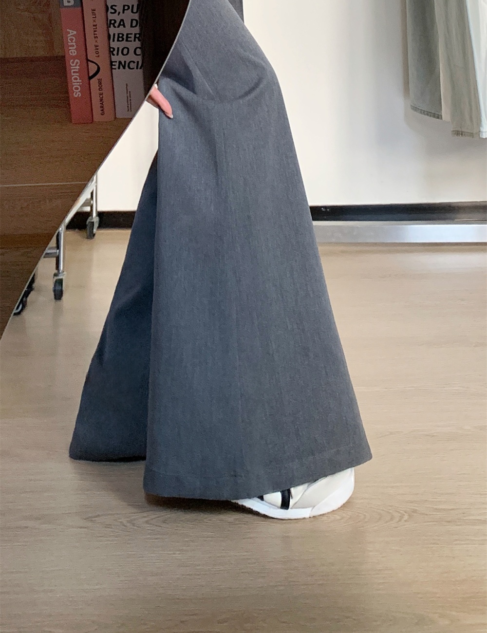 Speaker spring wide leg suit pants loose drape casual pants