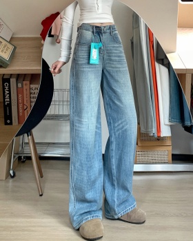 Loose American style wide leg pants straight jeans