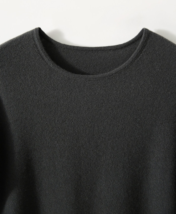 Knitted wool T-shirt thin spring and summer shirts