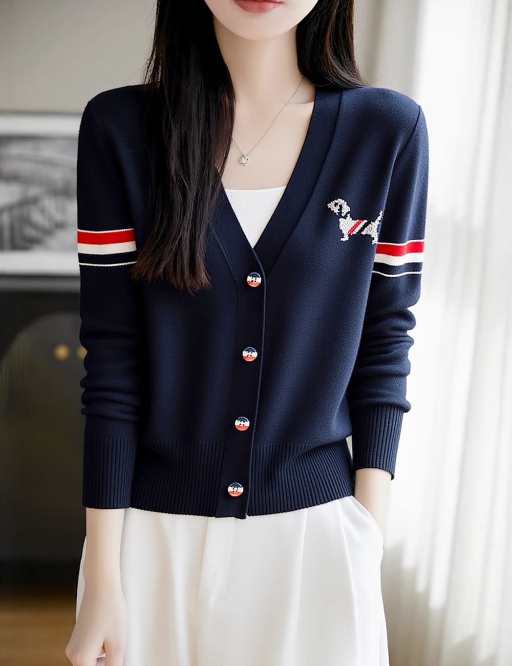 Summer rhinestone tops temperament T-shirt