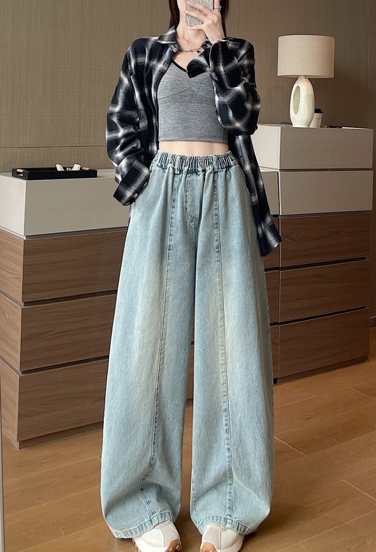 Small fellow jeans wide leg pants for women